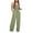 Army Green, variant on MSJUHEG Wide Leg Jumpsuits for Women,One Piece Jumpsuits for Women,Beach Outfits for Women,Petite Jumpsuits for Women,Wide Leg Pants Backless Jumpsuit Pants,Jumpsuit Scrubs for Women Black L