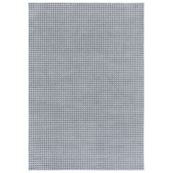 SAFAVIEH Slate Asteria Geometric Area Rug, Grey/Ivory Black, 8' x 10'