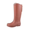 thumbnail image 2 of Women's Slip on Knee High Boots, Waterproof Warm Fleece Lined Outdoor Korean Design with Cushion Sole, Cozy Boots for Cold Weather Gift, 2 of 4