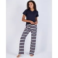 thumbnail image 4 of Real Essentials 2 Pack: Women’s Pajama Set Super-Soft Short & Long Sleeve Top With Pants (Available In Plus Size), 4 of 5
