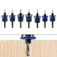 thumbnail image 3 of 9.5mm Shank Drill Bit Core Limiter Countersink Drill Router Bit Woodworking Tool, 3 of 7