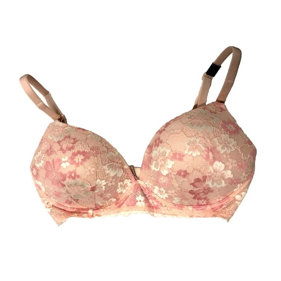 Victoria's Secret Body by Victoria Maternity Wireless Nursing Bra Pink Lace Cup Size 36DD NWT