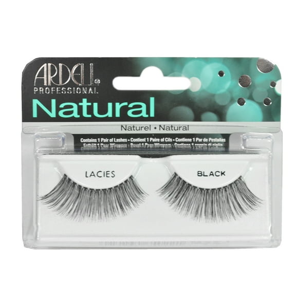 Ardell Natural Lashes False Eyelashes Lacies Black (4 pack)