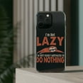 thumbnail image 3 of DistinctInk Clear Case for Apple iPhone 13 Pro MAX (6.7" Screen) - Not Lazy Motivated To Do Nothing - Sloth, 3 of 9