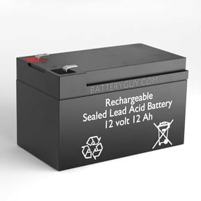BatteryGuy Deltec PowerRite Pro II PRC1000 (12 Volt 12 Ah replacement battery - BatteryGuy brand equivalent (High Rate)