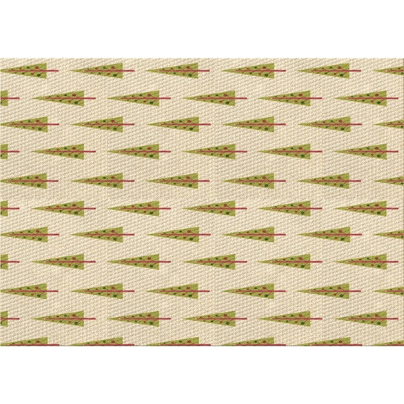 Ahgly Company Indoor Rectangle Patterned Peru Brown Area Rugs, 5' x 7'