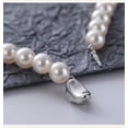 thumbnail image 2 of Pearl necklace, Korean spring collection, silver clasp, handmade.6MM, 2 of 4
