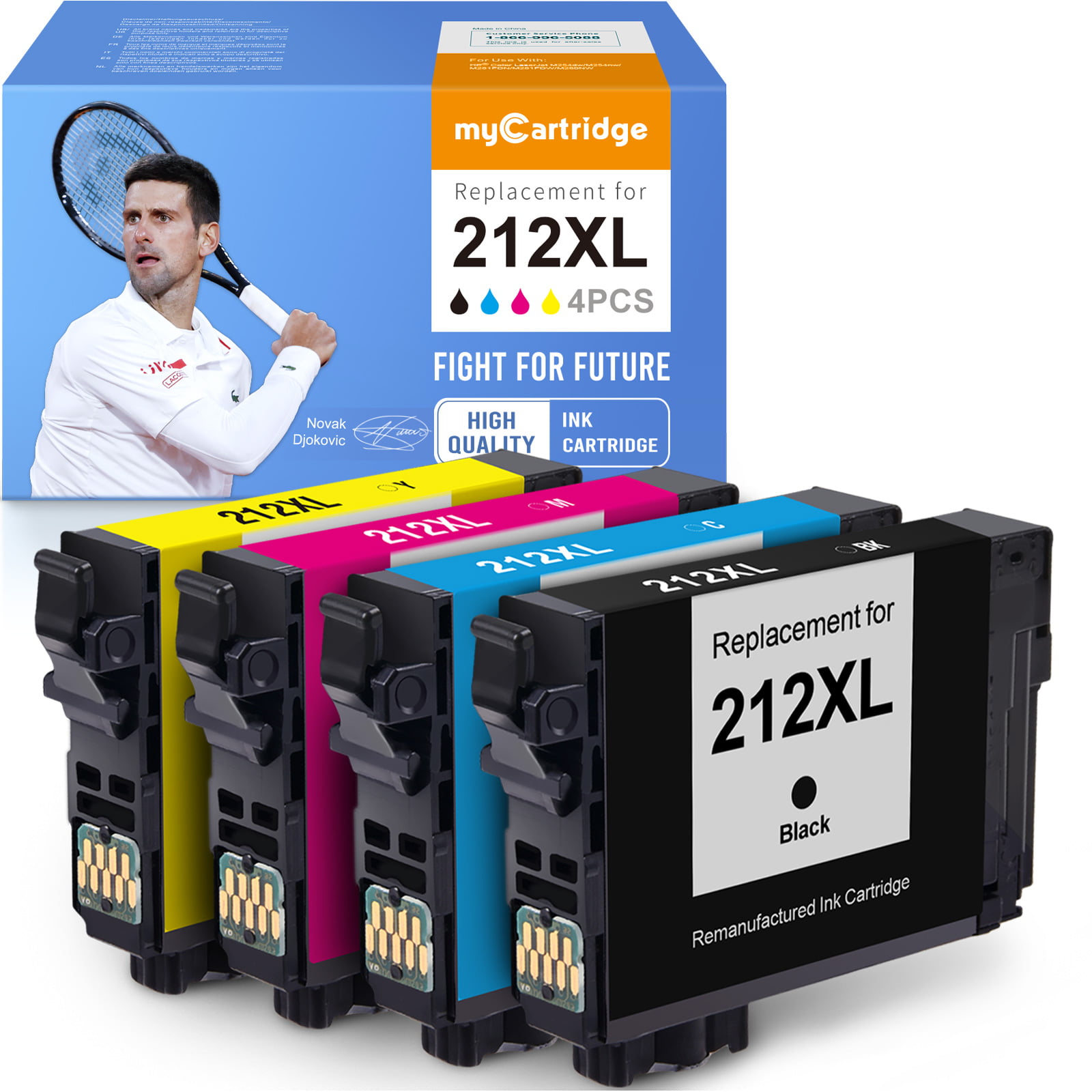 Magenta HOT Remanufactured Ink Cartridge Replacement for Epson 212 XL 212XL T212XL320 for Workforce WF-2830 WF-2850 Expression XP-4100 XP-4105 Printers 