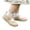 Brown, variant on Kids' Gingham Plaid Closed Toe Sandals, Adjustable Strap Soft Sole, Toddlers 6 Months-5 Years, Beige