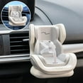 thumbnail image 5 of Adorable Doll Car Seat with Soft Plush Cushion and Vent Clip - Multifunctional Display Stand for Doll Collectors and Fans, 5 of 6