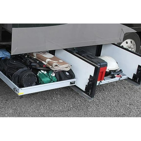 FULLY ASSENBLED 60% EXTENSION 26INX60IN CARGO TRAY W/CARPET