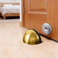 thumbnail image 4 of No-Drill Door Stopper - Stainless Steel & Rubber Floor Mount for Bedroom & Living Room, 4 of 4