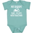 thumbnail image 3 of Inktastic Farmer My Daddy Still Plays with Tractors Boys or Girls Baby Bodysuit, 3 of 5