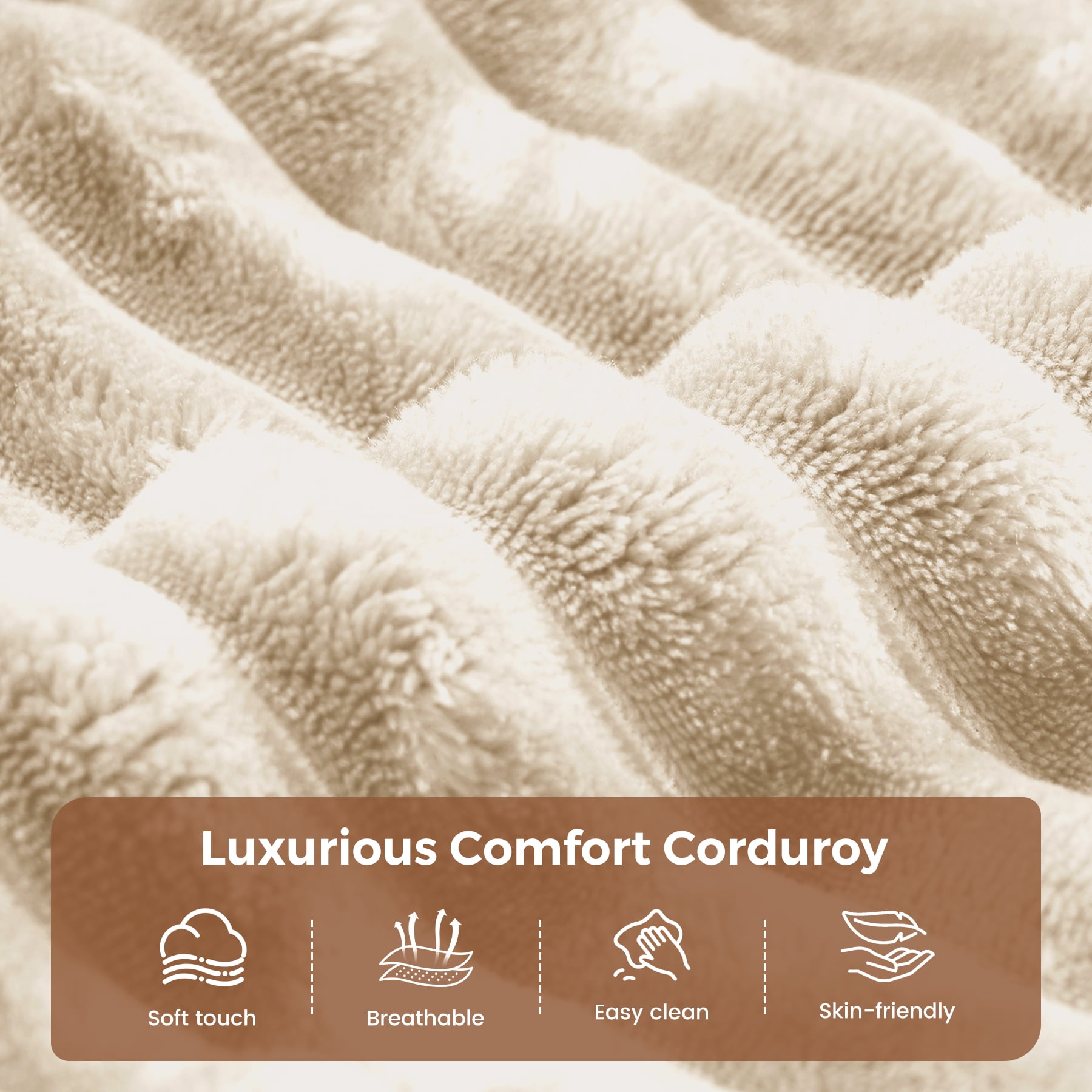 Daluvenix 51 Inch Chaise Lounge Chair Indoor Oversized Corduroy Upholstered Boneless Sofa Bed Deep Seat Sleeper Couch Reading Chairs Cloud Sofas Couches for Living Room