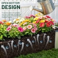 thumbnail image 3 of LIFERECORD Galvanized Raised Garden Bed, 94"L X 47"W X 11"H, Elevated Reinforced Large Metal Planter Box for Vegetable Flower Herb Outdoors, Rectangle, 3 of 8