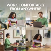 Logitech MX Anywhere 3S Compact Wireless Mouse, Fast Scrolling, 8K DPI Any-Surface Tracking, Quiet Clicks, Programmable Buttons, USB C, Bluetooth, Windows PC, Linux, Chrome, Mac, Rose