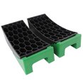 thumbnail image 1 of Campervan Curved Leveler, 35000lb Load Capacity Portable RV Curved Leveling Block Pressure Proof Versatile with Anti Slip Pads for Travel Trailer, 1 of 7