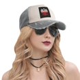 thumbnail image 6 of Polish Flag White Eagle Distressed Baseball Cap Dad Hats for Men Women Vintage Trucker Hat Low Profile Ball Caps, 6 of 7