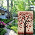 thumbnail image 4 of PHYHOO Valentine's Day Love Tree Garden Flag, Home Outdoor Patio Valentine's Day Party Lawn Garden Flag Decoration -A White, 4 of 6