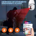 thumbnail image 4 of cámara de vigilancia inalámbrica Wifi Foco Hd 360º Exterior interior socket Color Blanco Haisim, 4 of 8