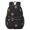 Sun and Moon Gothic Pattern-2, variant on Sun and Moon Gothic Pattern 17" Waterproof Oxford School Backpacks for Teens, S-Shape Padded Straps, for School, Travel, Hiking, Camping