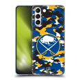 thumbnail image 1 of Head Case Designs Officially Licensed NHL Buffalo Sabres Camouflage Soft Gel Case Compatible with Samsung Galaxy S21 5G, 1 of 7