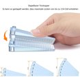thumbnail image 2 of Tope de puerta apilable de color transparente Apuakthei de 6 piezas, 2 of 5