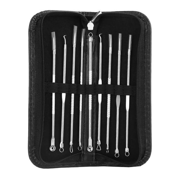 Extractor de eliminación de espinillas, 7 piezas de acero inoxidable Eliminación de espinillas y espinillas Eliminación de espinillas de acero inoxidable Confiable y duradero Jadeshay A