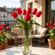 thumbnail image 4 of Tulips Artificial Flowers 1 Pcs Fake Tulip Stems Real Touch Tulips for Spring Wedding Bouquet Home Centerpiece Floral Arrangement Table Décor, 4 of 6
