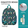 thumbnail image 4 of Geometric Cat Pattern Student Backpack – Minimalist Cat Design With Hand-Drawn Cat Graphic And Boho Cat Aesthetic, 4 of 5