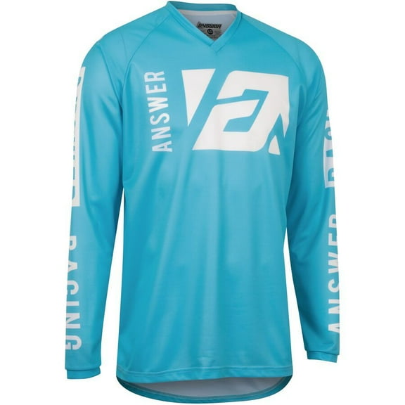 Answer Syncron Merge Mens MX Offroad Jersey Astana/White SM
