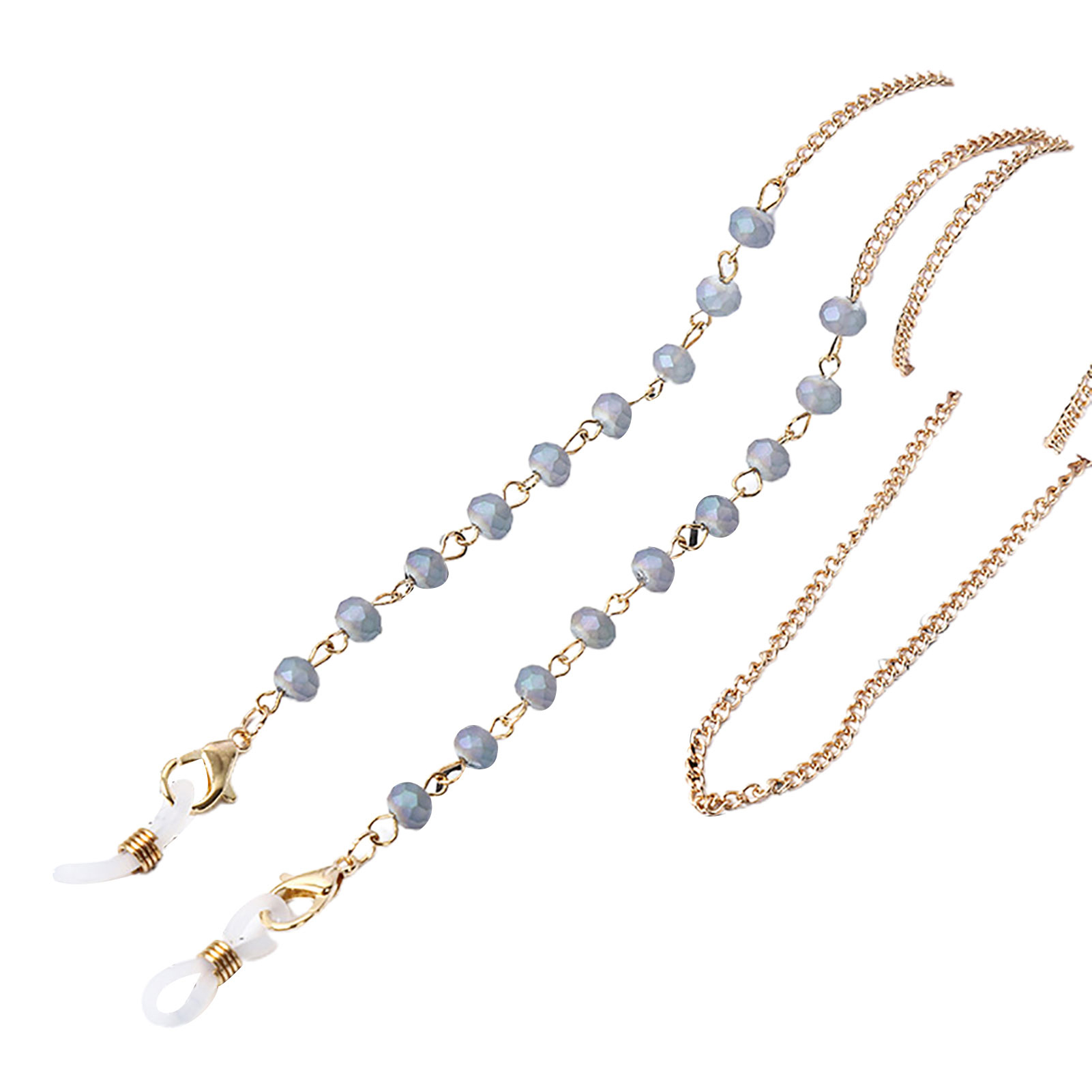 LEAQU Eyeglass Chain Exquisite Multifunctional Metal Reading Glasses