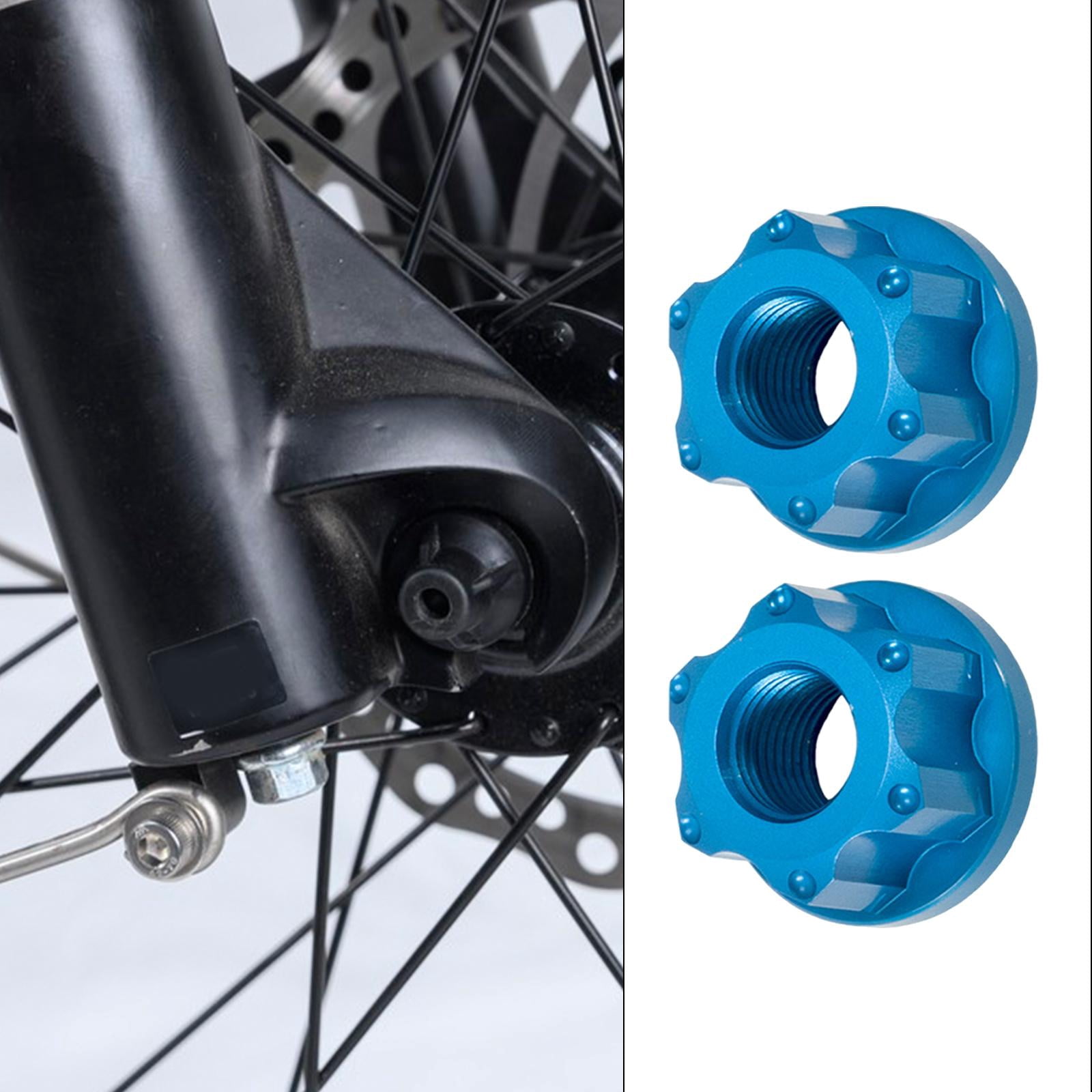 M12 M15 Thread Bike Hub Shaft Cap Road Bike Thru Axles Nut M12M15 ...