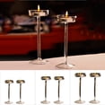thumbnail image 2 of 2PCS Candle Holder Set Simple Romantic Goblet Glass Candle Holders Candle Stands, 2 of 10
