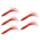 thumbnail image 2 of Señuelos de pesca Calamar Faldas Señuelos de pesca artificiales suaves Set Señuelos de calamar Faldas Rojo 5 piezas, 2 of 9