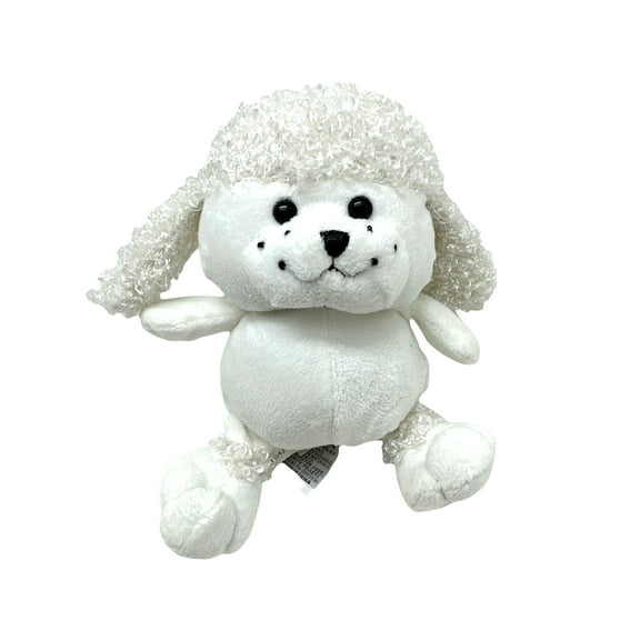 Glittery White Sparkle Poodle Plush by Ganz - Poodle Stuffed Animal