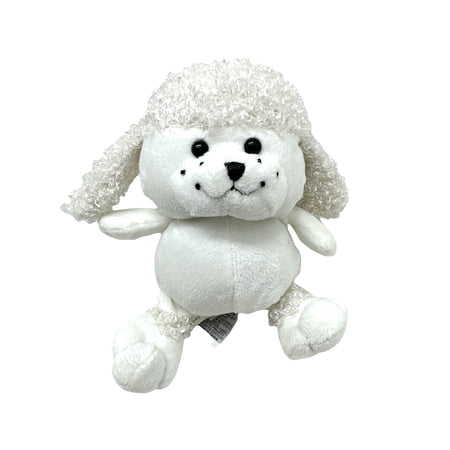 Glittery White Sparkle Poodle Plush by Ganz - Poodle Stuffed Animal