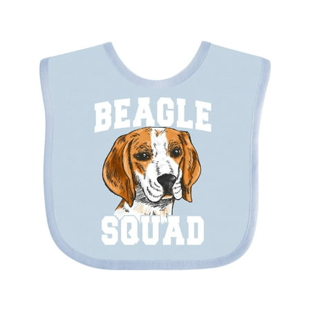 

Inktastic Dog Beagle Squad Gift Baby Boy or Baby Girl Bib