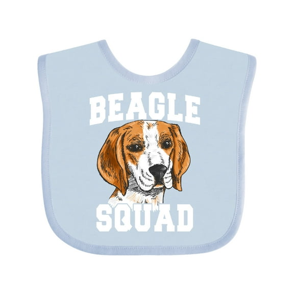 Inktastic Dog Beagle Squad Boys or Girls Baby Bib