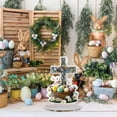 thumbnail image 3 of Steadline Easter Bunny Egg Acrylic Tabletop Decor Holiday Ornament with Hollow Cutout Design Spring Festival Home Decoration Perfect for Centerpiece and Shelf Display, 3 of 9