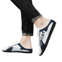 Oyedens Mens Slip on Fashion Sneakers Mules Breathable Casual Athletic Running Tennis Golf Gym Shoes