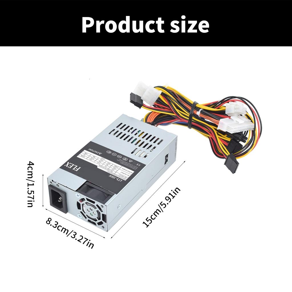 SIEYIO 350W Power Supply Strong Cooling Capabilities Space Saving Mini ITX Case Power