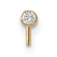thumbnail image 1 of Nez en Or Jaune 14k 22 Gauge 2.5mm Zircon Cz, 1 of 7
