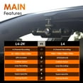 thumbnail image 2 of Rexing L4-2K 4 Channel Dash Cam 2K Front Resolution & 1080p All-Around with Wi-Fi & GPS, 2 of 9