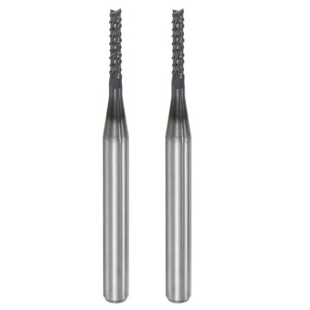 

Uxcell 1/8 Shank 1.5mm x 8.5mm Diamond Film Coated Carbide End Mill CNC Router Bits 2 Pack
