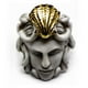 thumbnail image 4 of Mitología Medusa Zeus Anillo Vintage Escultura Reina Anillo Regalos Para Mujeres Y Hombres Serendint AP006396-06, 4 of 6