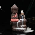 thumbnail image 3 of 1pc Little Monk Backflow Incense Burner, Creative Home & Teahouse Decor (Without Incense), 3 of 8