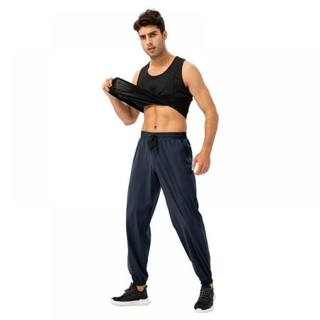 

Men Loose Sports Pants Corsets Casual Stretch Breathable Fitness Pants Running Training Lace-up Elastic Pants