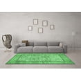 thumbnail image 3 of Ahgly Company Indoor Square Persian Emerald Green Traditional Area Rugs, 3' Square, 3 of 4