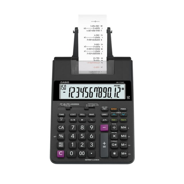 CASIO, HR170RC, Black